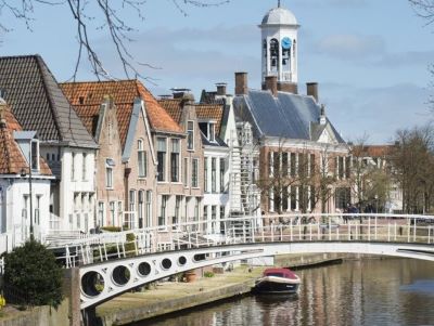 View On Dokkum From Canal