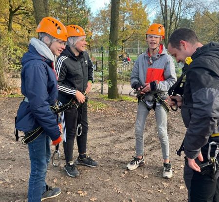 Het klimmen moet natuurlijk wel veilig gebeuren