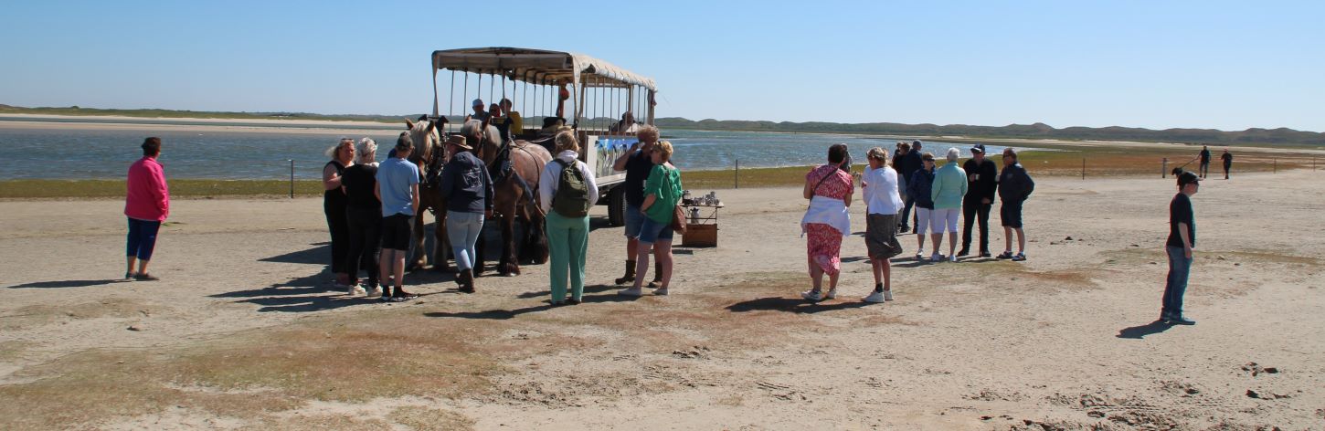 Tocht over het eiland met Jan-Plezier